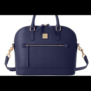 DOONEY & BOURKE LEATHER ZIP ZIP SATCHEL